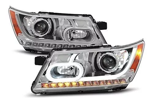 Acanii - Para ******* Dodge Journey Led Tube Proyector Faros