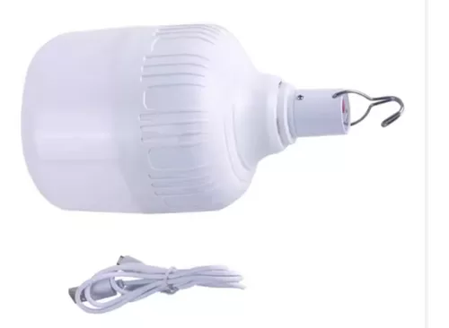 Bombillo Recargable Led Portatil 60 W Luz Emergencia Potente