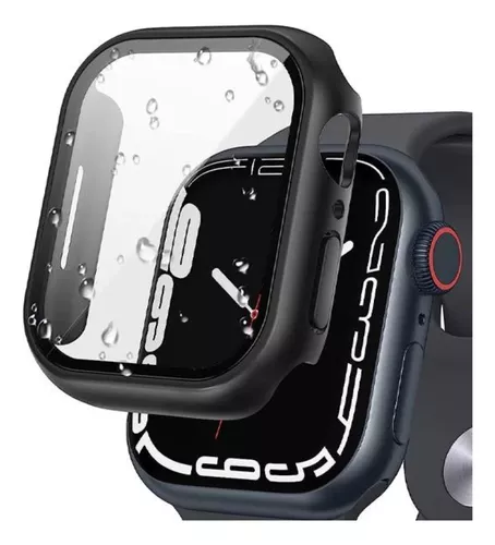 Carcasa Estuche Case 360 Acrílico Negro Para Apple Watch