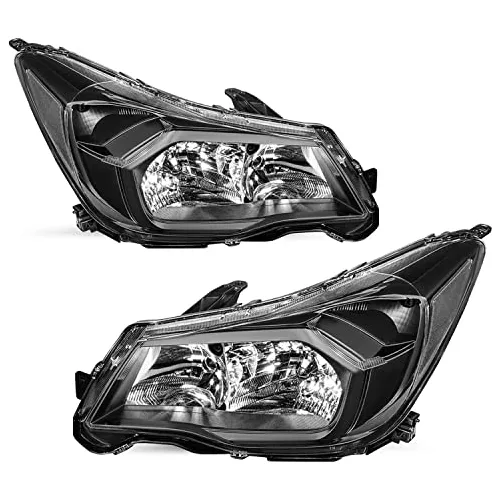 Faros Subaru Forester *******, Halógenos, Negros Con Reflect