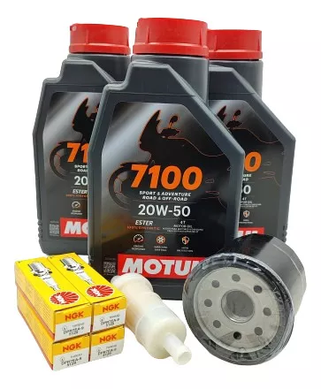 Kit Afinacion Aceite Sint Filtro Bujias Honda Shadow 600 Vlx