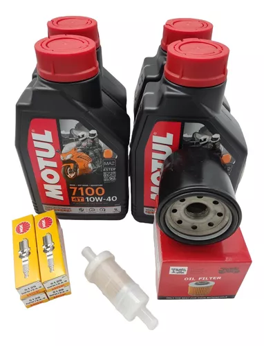 Kit Afinacion Aceite Sint Filtro Bujias Honda Shadow Vt 1100