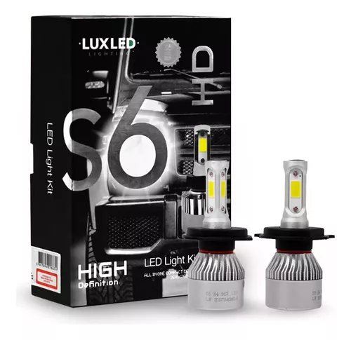 Kit Focos Led S6 Hd Auto Moto Faro Alta Y Baja H3 9004 9006