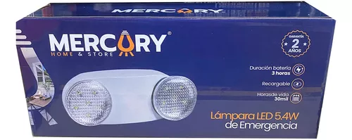 Lampara De Emergencia Led Regalo 4 Bombillos 5w