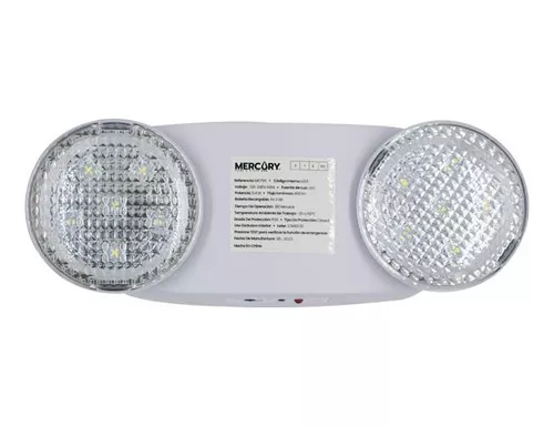 Lámpara Led Emergencia 5.4w Recargable 110v 400lm 12 Led