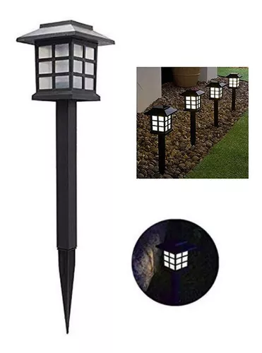 Lámpara Luz Solar Jardín Led Impermeable Para Exteriores