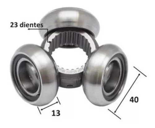 Repuesto De Espiga Triceta (tripoide) Mazda 3 23 Dientes 