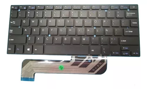 Teclado Laptop Hyundai Lo14wa1s L14wb2bk L14wb2ssg Thinnote (Reacondicionado)