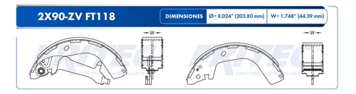 pastillas de frenos De Tambor Para Hyundai Creta 2016-2021 Euro