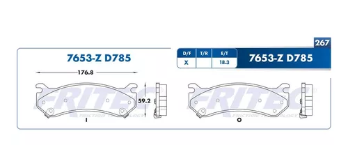 pastillas de frenos Del. Chevrolet Silverado 3500 6.0l 2001-2006 