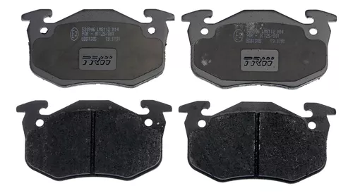 pastillas de frenos Traseras Peugeot 206 1.6l 2002-2008 